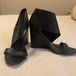 Dolce Vita Open Toe Wedge - Orella Elastic Ankle strap